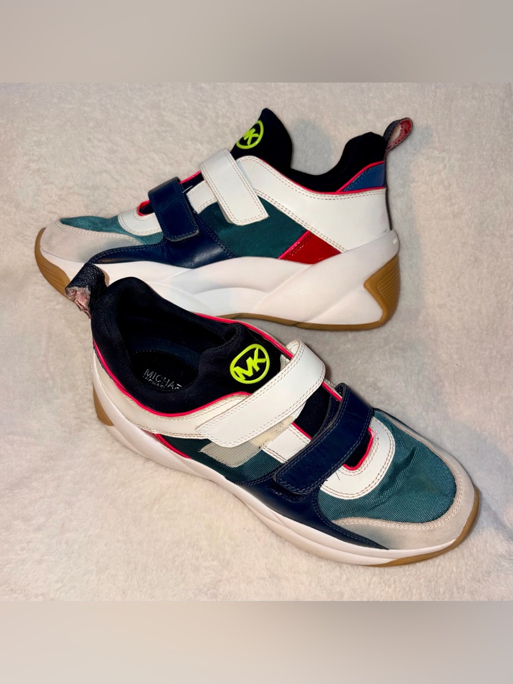 Michael Kors Keeley Colorblock Scuba Trainer Sneakers Women's Size 10